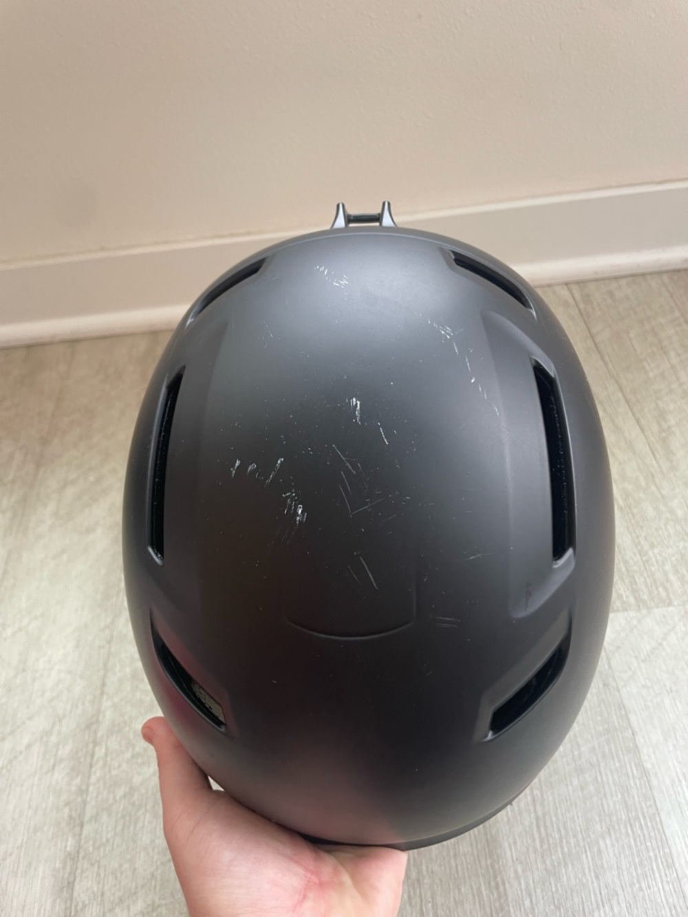 SMITH Matte Black Ski/Snow Helmet with Goggle Clip - Medium - Picture 3 of 4